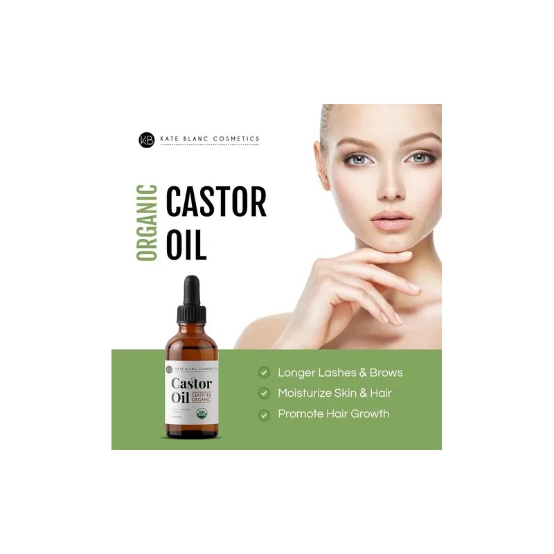 Castor Oil Aceite Ricino Crecimiento Pestañas Cejas Cabello