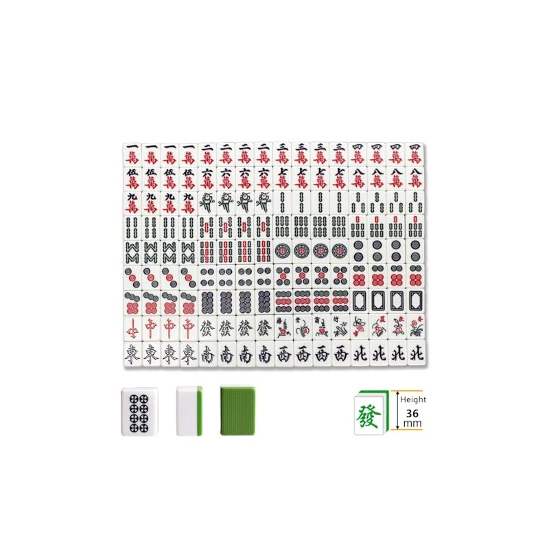 USA MJ TABLE .COM Magnetic Mahjong Tiles for Automatic Table,