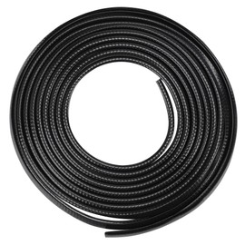POPSTORE 16.4Ft (5M) Car Door Edge Guards, Rubber Car Door Entry Guard Protective Strip, U-Shaped Automotive Edge Trim Car Door Protector Fit for Car Truck SUV Sedan (Black)