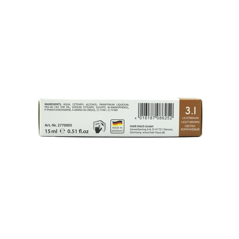 Aucola Eyebrow and Eyelash Colour, 8 Radiant Shades, Mixable, Intense