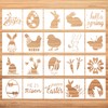 CIEMODA 4 * 4 Inch Easter Stencils Set,Easter Stencils for