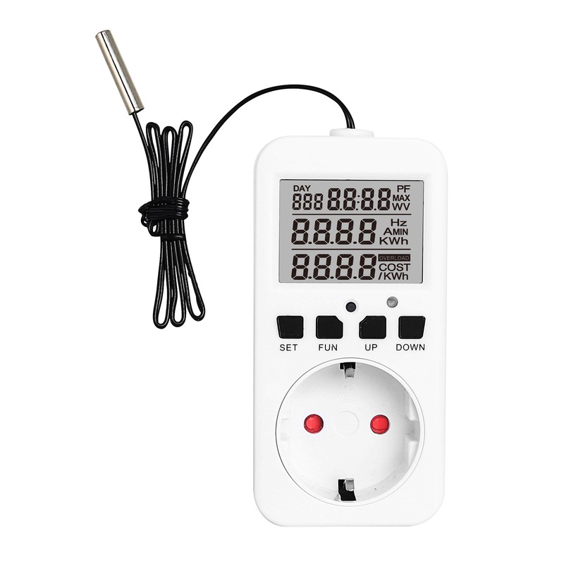 Digital Thermostat Plug Socket Reptile Temperature Controller Outlet Plug 230V