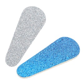 Mikinona 2pcs Scissor Head Protectors Shiny Faux Safety Covers for Sewing Lovers Durable and Easy to Clean Shear Case Silver Versatile Protection for Eyebrow and Nail Scissors