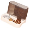 Cat Water Bowl Moderate Capacity Removable Double Pets Water Food