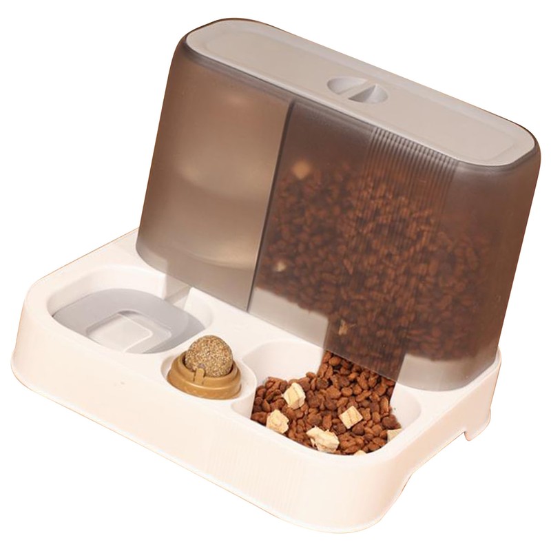Cat Water Bowl Moderate Capacity Removable Double Pets Water Food