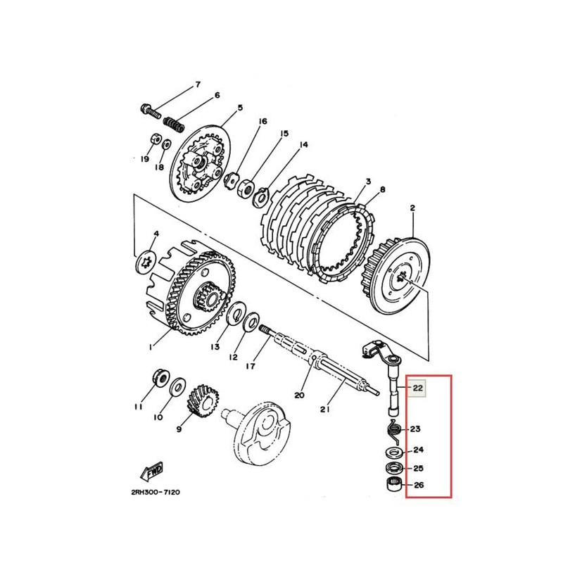 Clutch Arm Kit Bearing Seal For Yamaha 88-06 YFS200 88-06