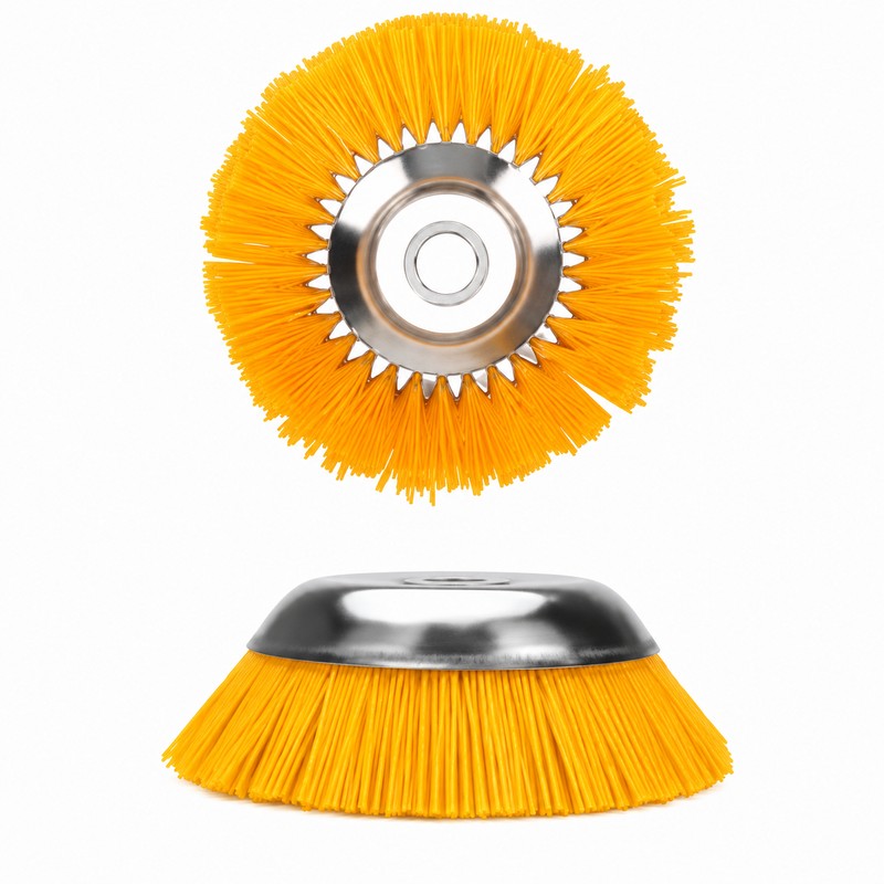 8-Inch Nylon Wire Wheel Weeder for Garden Weed Removal –
