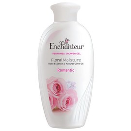 Enchanteur Romantic Perfumed Shower Gel 200ml Rose Essence Natural Olive Oil