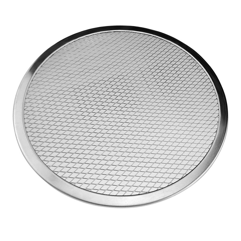 B Baosity Round Mesh Tray Non Stick Aluminium Baking Cooking