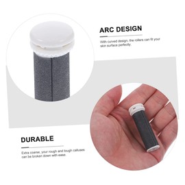 Minkissy Set of 2 Replacement Roller Heads for Electric Foot File Pedicure Tool Hard Skin Remover Pedicure Roller Foot Care Accessories