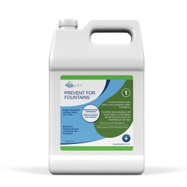 Aquascape PREVENT Water Treatment for Fountains, Waterfalls, Rock and Gravel, Prevent White-scale Buildup, Stains, Foam and Other Unsightly Water Conditions, 1 gallon / 3.78 L | 96076