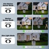 TPSHPTS Solar Post Lights, Outdoor Solar Lamp Post Light with