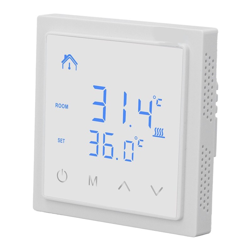 Electric Underfloor Heating Thermostat LED Display High Accuracy Anti False