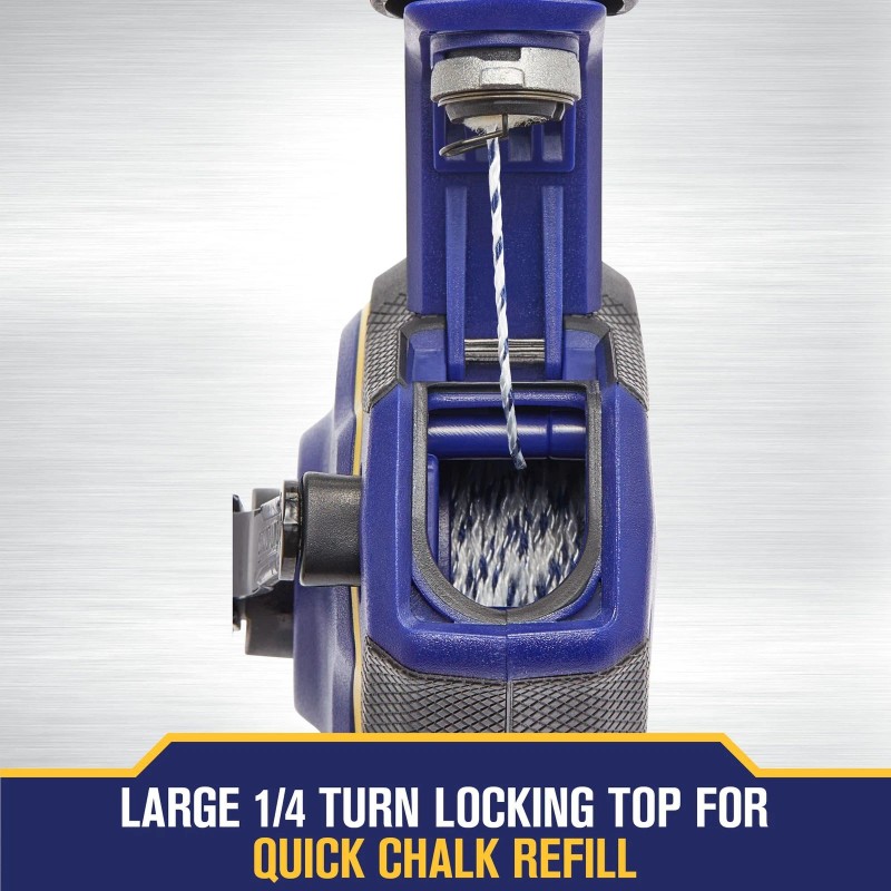 IRWIN Strait Line Speedline Pro Chalk Reel with 100ft Blue