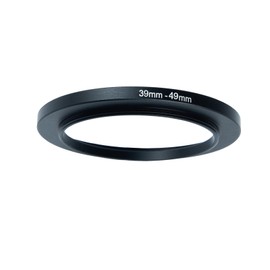 SKYZHENG 39mm to 49mm Step up Ring Filter Adapter Metal Ring Step up Rings Adapter Filter Compatible with All 49mm UV,CPL,ND,Lens Hood,Threaded Lens ect (39mm to 49mm)