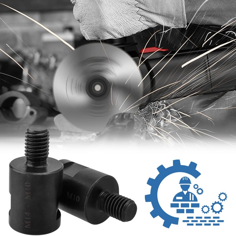 Mesee 2 Pieces Angle Grinder Attachment Adapters M14 Female to