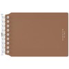 Maruman FMR9SETA-07 Mini Binder, 9 Holes, Loose Leaf Included, Brown