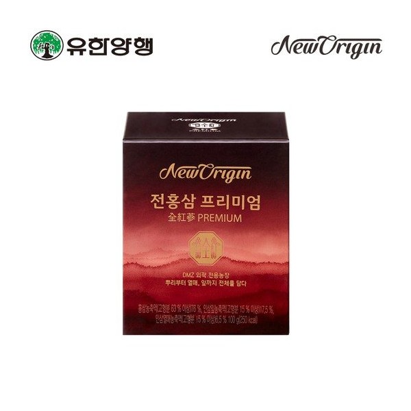 1 bottle of New Origin Jinred Ginseng Premium 200g (expiration date until 24.09.20), none / 뉴오리진 진홍삼 프리미엄 200g 1병(유통기한24.09.20까지), 없음