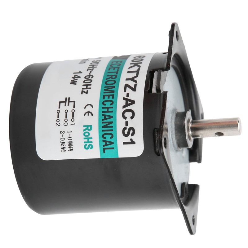 AC Synchronous Motor 14W Permanent Magnet Low Speed 2‑Way High