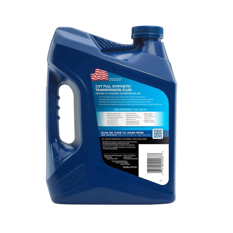Valvoline CVT Full Synthetic Continuously Variable Transmission Fluid 1 Gallon
