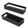 30cm Matt Black Shelf Stainless Steel Bathroom Shelf Kitchen Storage