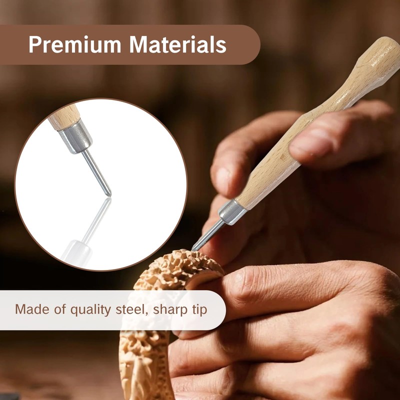 NIIIYTYB V Tool Wood Carving Chisel Micro Chisel Tools 0.06