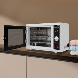 12L Ozone + UV Sterilizer Cabinet Beauty Salon Lab Dental Disinfection Box 110V