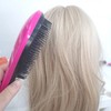 Curved Hair Brush, Fine-toothed Comb, Anti-static Hair Accessories 2ea