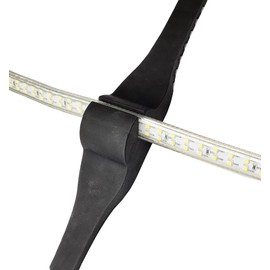 CubeTECH Flexible LED Strip Light - Rubber Barrier Straps Indoor/Outdoor - (2-3 Required per Barrier - Length Dependent)