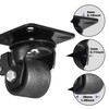 W B D WEIBIDA 2-inch Plate Swivel Caster Wheels Set