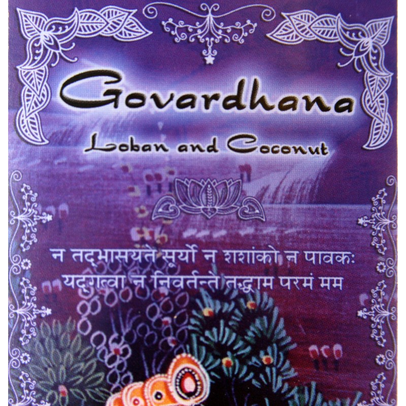 RAMAKRISHNANANDA Incense Stick Govardhana Loban, 1 EA