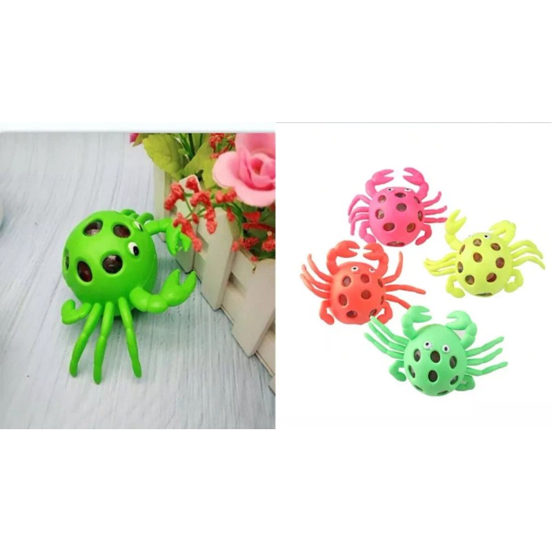 Squish ball series 6 Cangrejo Juguete Squishy Escuichi Kawaii Antiestres