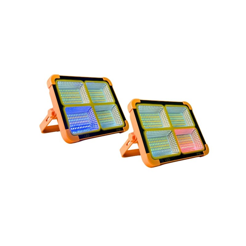 LED Solar Work Light, 6500Kelvin, 6h LED Light, USB Charging,