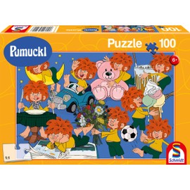 Schmidt Spiele 56492 Fun with Pumuckl Children's Puzzle, 100 Pieces, Colourful