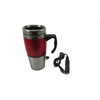 Northpoint 6oz Electronic Travel Cup Warmer w/USB Charger (Silver/Red)