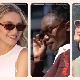 miyya Trendy Polarized Sunglasses Women, Oval Sunglasses for Woman Men, Retro Sun Glasses for Women 2025, UV Protection