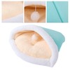 Cat Sleeping Bag Semi Closed Fluffy Soft Washable Cat Bed