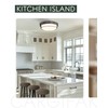 Cargifak 12 inch Flush Mount Ceiling Light, 2-Light Close to