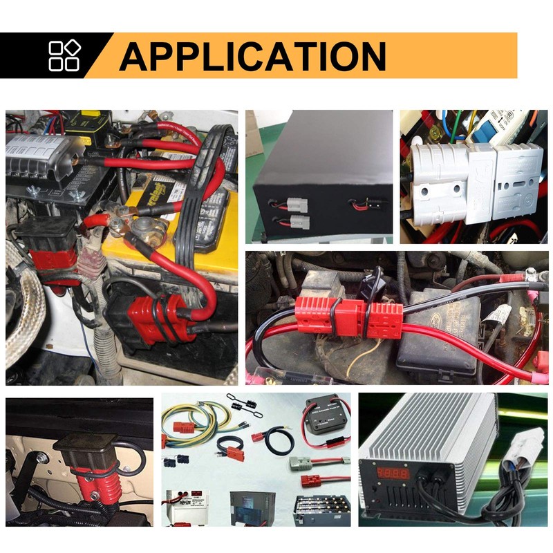 BUNKER INDUST 175A 1/0AWG Battery Quick Connect Wire Harness Plug