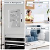 NiHome Acrylic Magnetic to Do List Planning Board with Sliders
