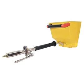 Joywayus Wall Mortar Sprayer Gun 4 Jet Hole Stucco Shovel Hopper Cement Spray Gun Plaster Stucco Sprayer
