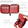 Marge x Diablo MGD-1942 Men's Bifold Carbon Leather Box-type Coin