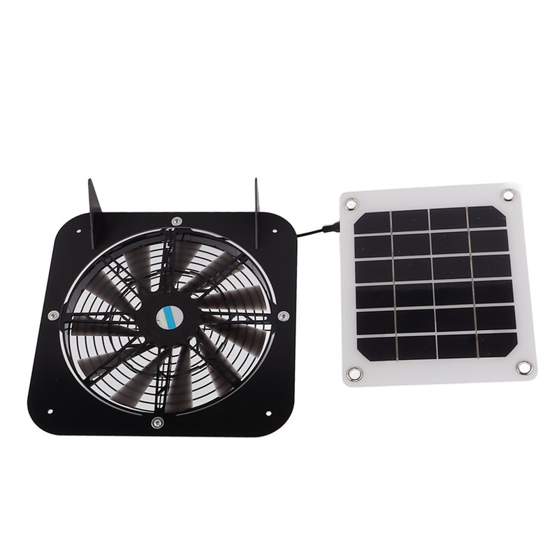 Solar Exhaust Fan 100W Solar Panel with 13.5inch Fan Waterproof