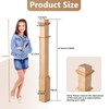 1 Pcs 48 Inch Red Oak Newel Post for Staircase