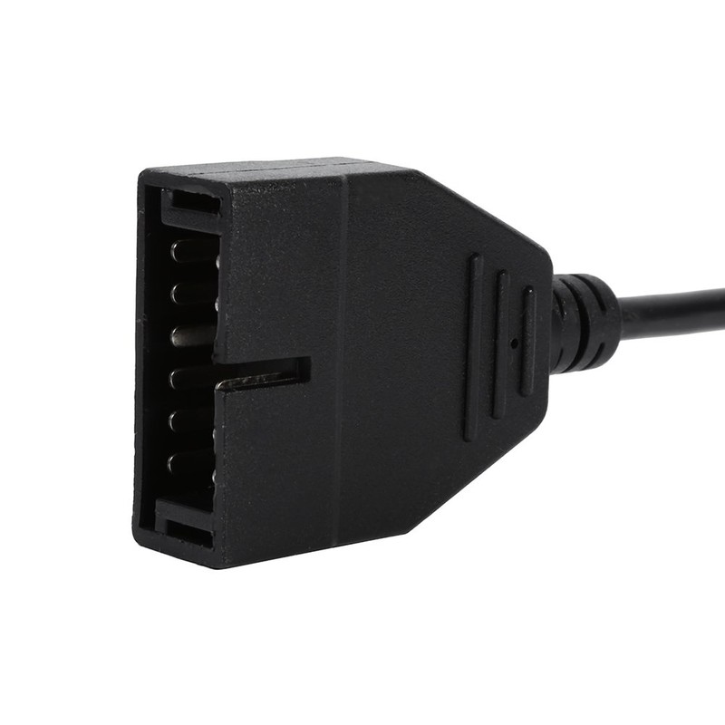 Acouto Cable Conector de diagnóstico, OBD1 de 12 Pines a