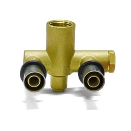 Sanpro Press Fitting Double Wall Bracket U-Shaped Size 16 x 2 Thread 1/2 Inch