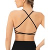 PAVOI ACTIVE Open Back Strappy Yoga Workout Bras for Women