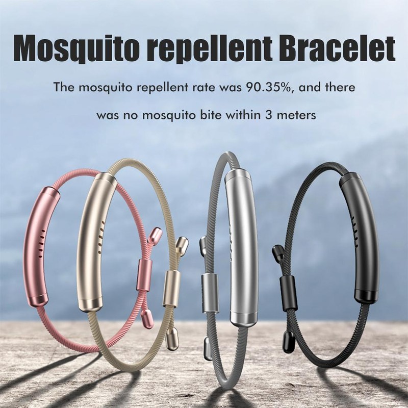 Mosquito Repellent Wristband Adjustable Essential Oil Anti Mosquito Bracelet with