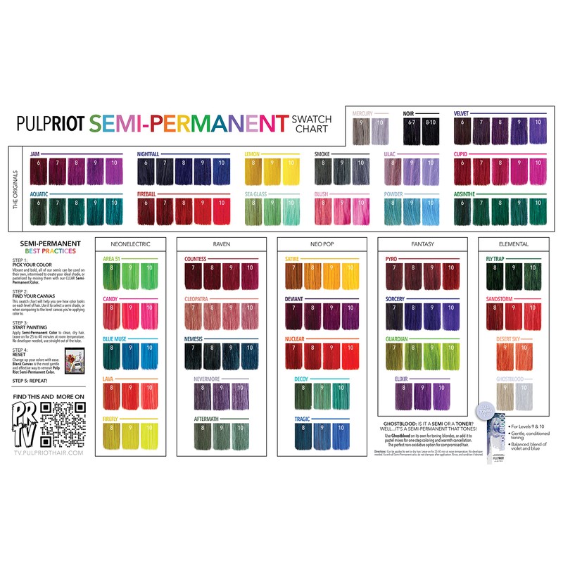 Pulp Riot Ghostblood Semi-Permanent Color 4 fl oz