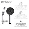 Shower Head Model Softwater Water-Saving Hand Shower Rain Shower with